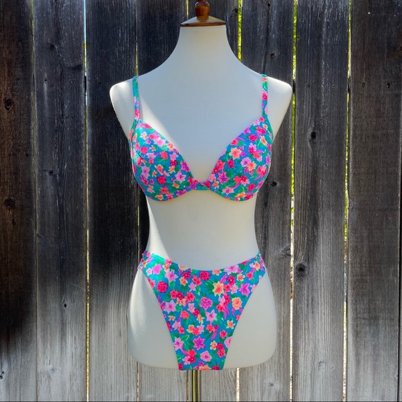 Victoria's Secret Other - Vintage Victoria’s Secret floral bikini